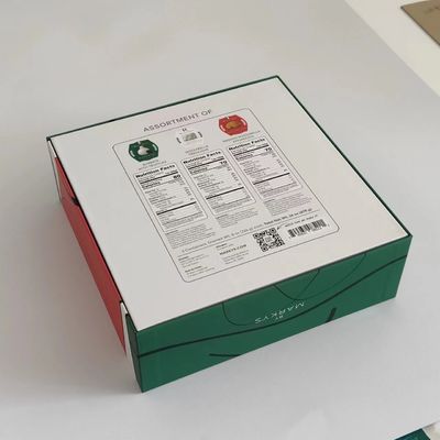 2024 새로운 디자인 치즈 아이스크림 포장 선물 상자 흰색 내부 트레이 부드러운 촉각 상자에 느낌