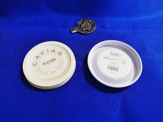 0.28mm 식품 등급 진료판 카비아어 포장 진공 10g 진료용 캔