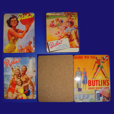 음식과 음료를 위한 개인적으로 주문 목제 음료 연안 무역선 Placemats