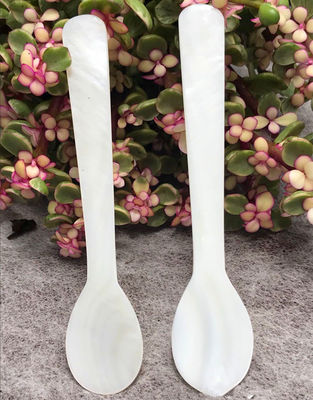 자연적인 자개 캐비아 숟가락