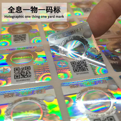 전자제품 위조 방지 라벨 QR 코드 방수